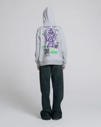 Angry For Love Zip Hoodie