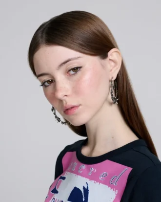 Barbed Wire Hoop Earrings