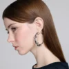 Barbed Wire Hoop Earrings