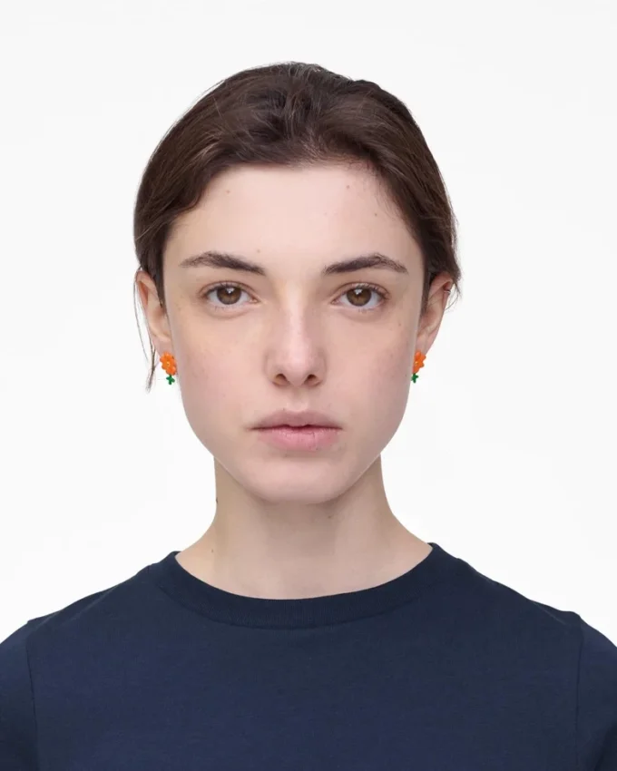 David Shrigley X Marc Jacobs Joy Flower Stud Earrings David Shrigley X Marc Jacobs Joy Flower Stud Earrings