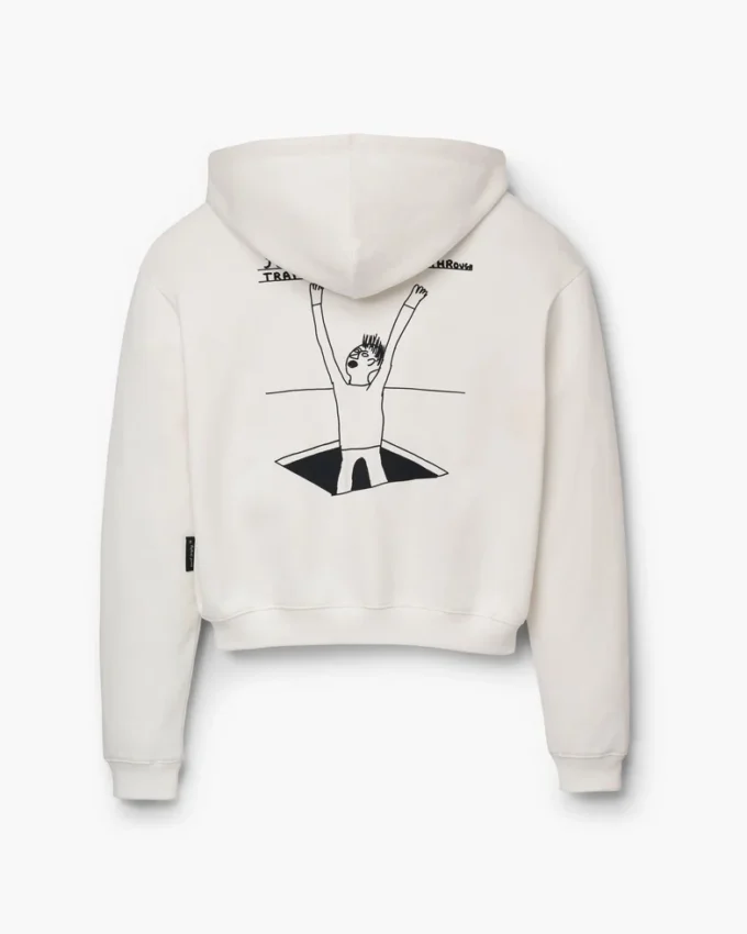 David Shrigley X Marc Jacobs Joy Of Falling Zip Hoodie David Shrigley X Marc Jacobs Joy Of Falling Zip Hoodie
