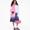 David Shrigley X Marc Jacobs Oh Rose Wool Scarf David Shrigley X Marc Jacobs Oh Rose Wool Scarf
