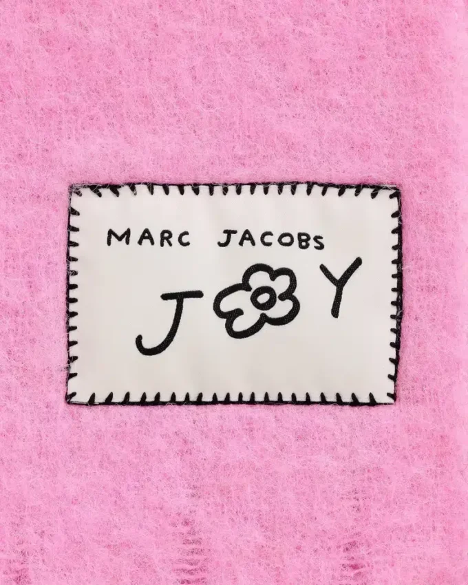 David Shrigley X Marc Jacobs Oh Rose Wool Scarf David Shrigley X Marc Jacobs Oh Rose Wool Scarf
