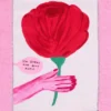 David Shrigley X Marc Jacobs Oh Rose Wool Scarf David Shrigley X Marc Jacobs Oh Rose Wool Scarf
