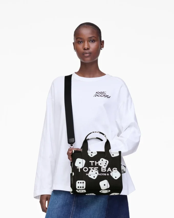 Derrick Adams X Marc Jacobs Canvas Small Tote Bag Derrick Adams X Marc Jacobs Canvas Small Tote Bag