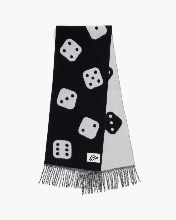 Derrick Adams X Marc Jacobs Dice Wool Scarf Derrick Adams X Marc Jacobs Dice Wool Scarf