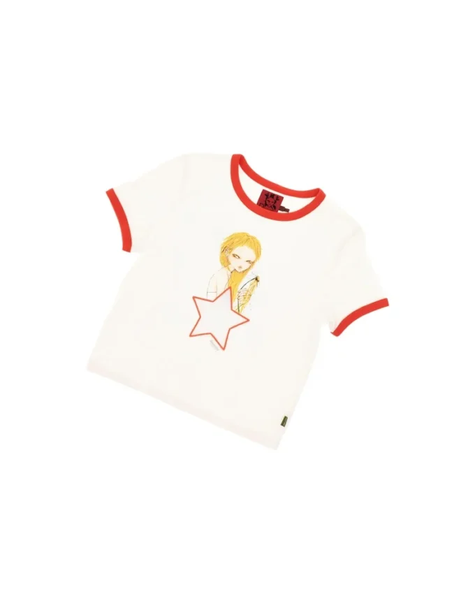 Eri Star Mesh Baby Tee