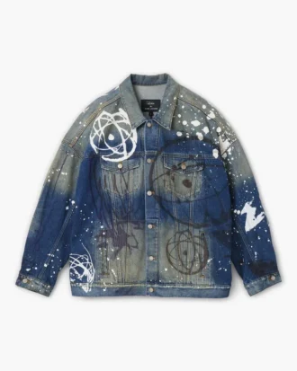 Futura x Marc Jacobs Painted Denim Big Trucker