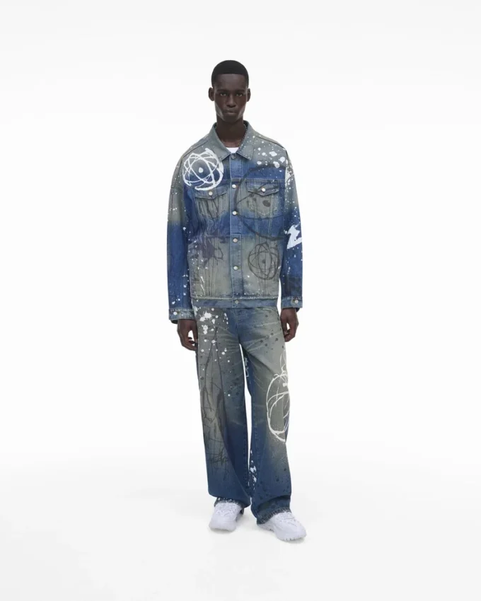 Futura x Marc Jacobs Painted Denim Big Trucker Futura x Marc Jacobs Painted Denim Big Trucker