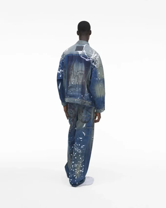 Futura x Marc Jacobs Painted Denim Big Trucker Futura x Marc Jacobs Painted Denim Big Trucker