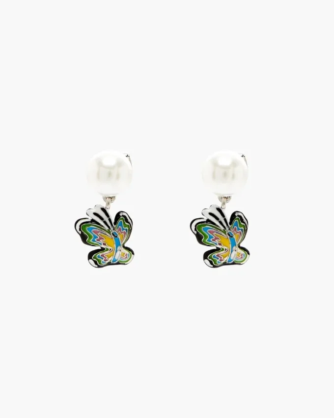 Hattie Stewart X Marc Jacobs Butterfly Pearl Earrings Hattie Stewart X Marc Jacobs Butterfly Pearl Earrings