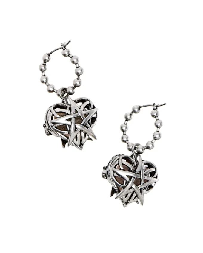 Heaven Pentagram Hoops