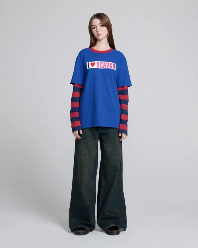 I <3 Heaven Layered Longsleeve
