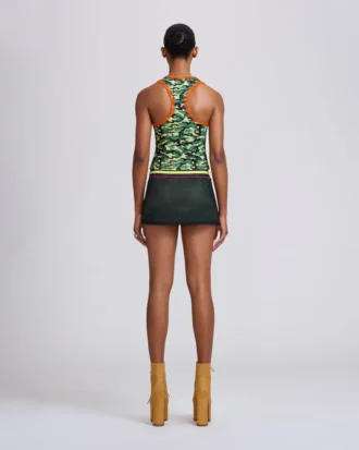 Ice Studios Mesh Layer Mini Skirt