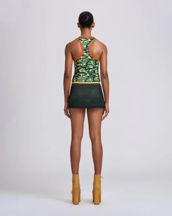 Ice Studios Mesh Layer Mini Skirt