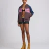 Ice Studios Moto Panel Zip-Up Hoodie