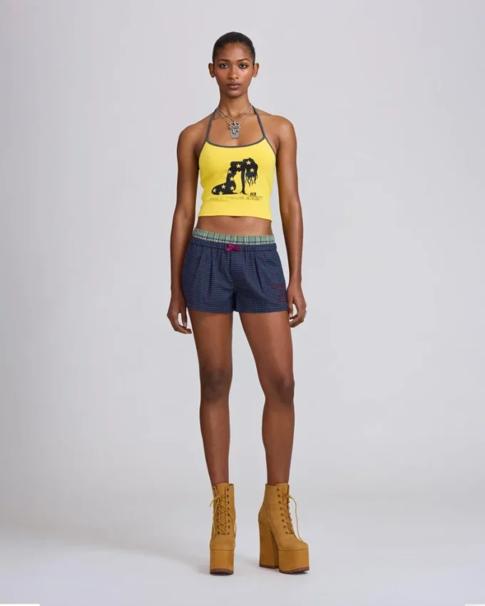 Ice Studios Triple Strap Halter Top