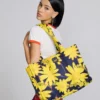 Laser Floral Tote