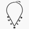 Mini Icon Pave Charm Necklace