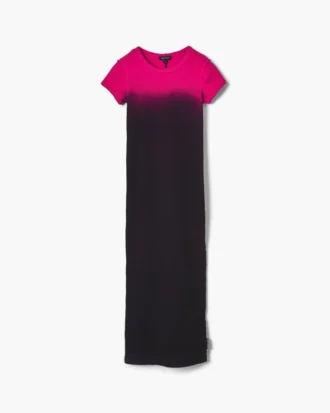 Ombr&eacute; Spray Shrunken Tee Dress
