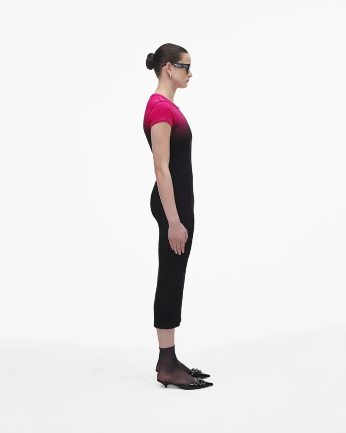 Ombré Spray Shrunken Tee Dress Ombré Spray Shrunken Tee Dress