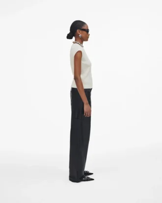 Pilled Cap Sleeve Vest