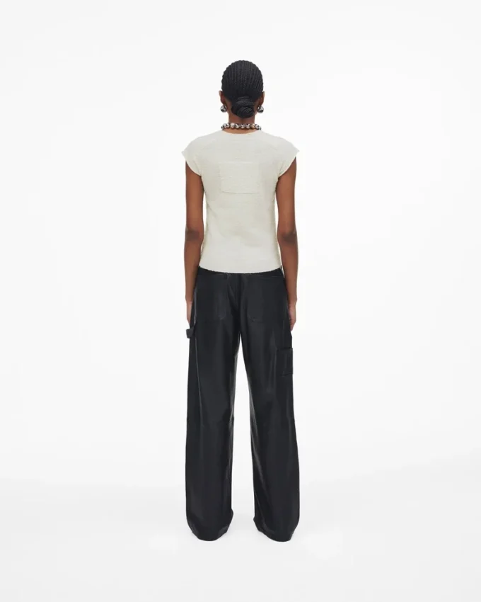 Pilled Cap Sleeve Vest Pilled Cap Sleeve Vest