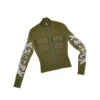 Plated Knit Zip Up