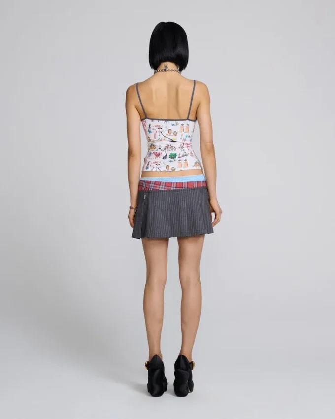 Pleated Boxer Skirt