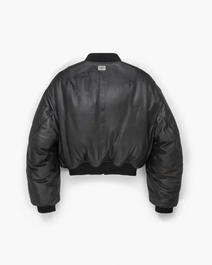 Puffy Leather Bomber Puffy Leather Bomber