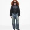 Puffy Leather Bomber Puffy Leather Bomber