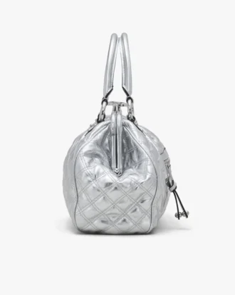 Re-Edition Quilted Metallic Leather Stam Bag Re-Edition Quilted Metallic Leather Stam Bag