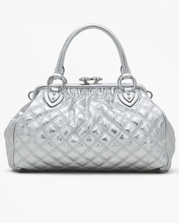 Re-Edition Quilted Metallic Leather Stam Bag Re-Edition Quilted Metallic Leather Stam Bag