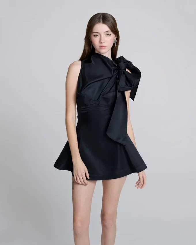 Sculpted Bow Dress