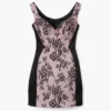 Sculpted Lace Shadow Dress