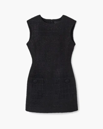 Sculptural Tweed Dress