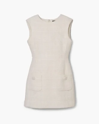 Sculptural Tweed Dress