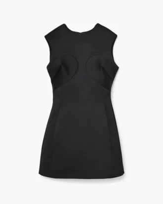 Seamed Up Satin Dress