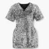 Sequin V-Neck Knit Dress Sequin V-Neck Knit Dress
