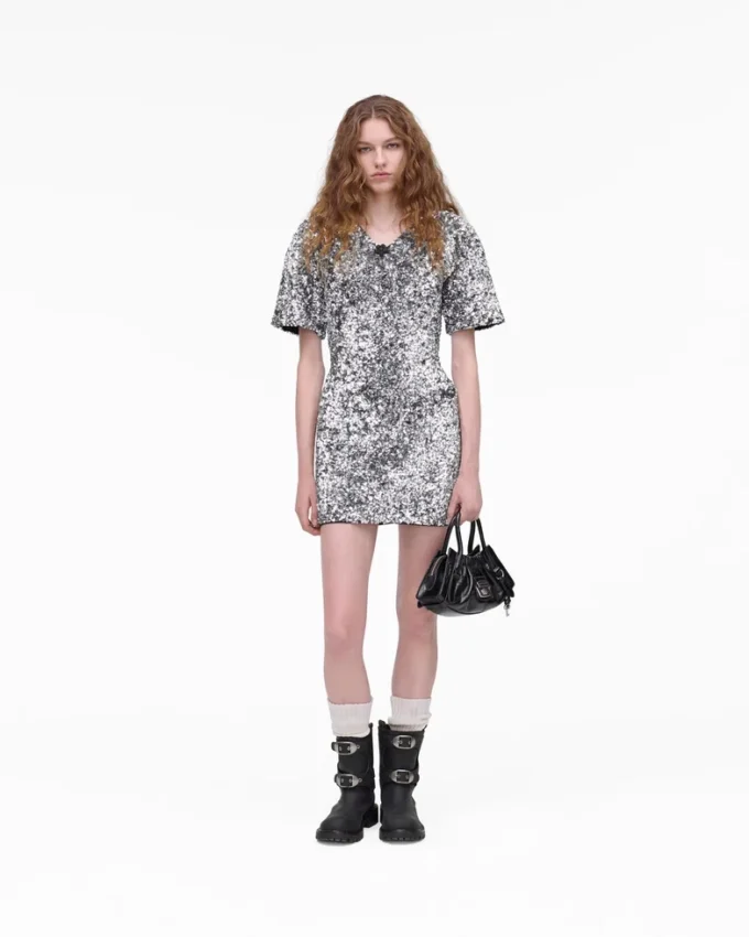 Sequin V-Neck Knit Dress Sequin V-Neck Knit Dress