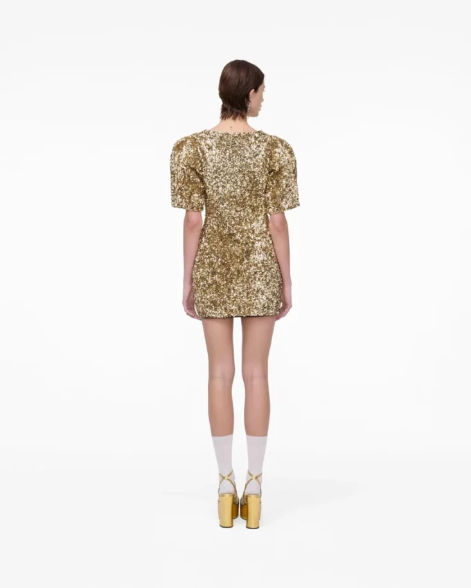 Sequin V-Neck Knit Dress Sequin V-Neck Knit Dress