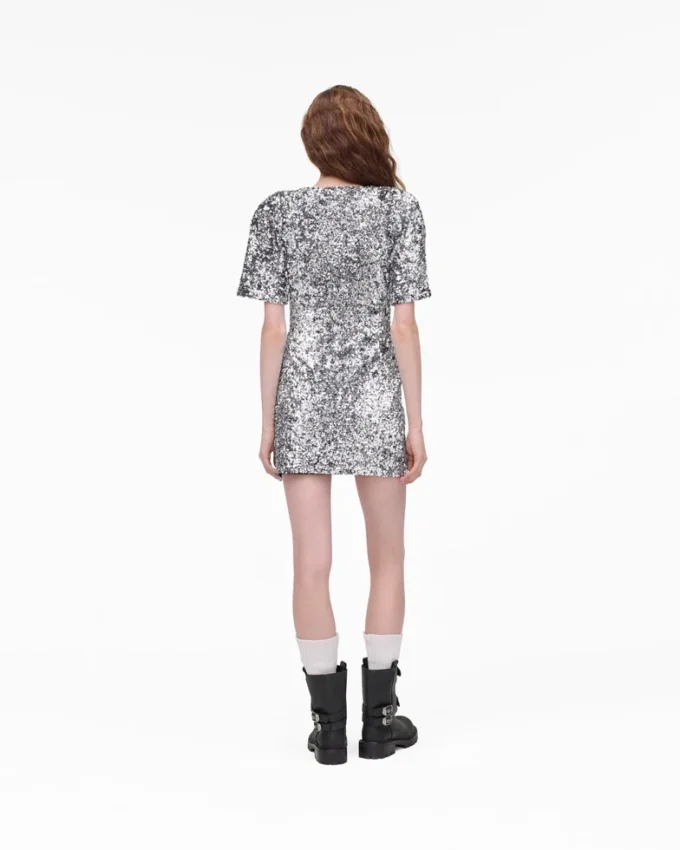 Sequin V-Neck Knit Dress Sequin V-Neck Knit Dress