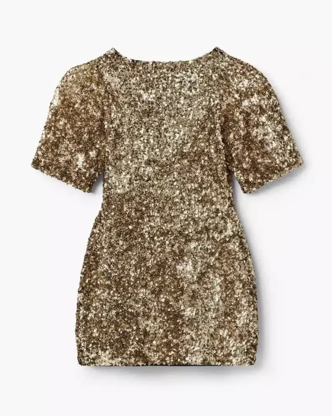 Sequin V-Neck Knit Dress Sequin V-Neck Knit Dress
