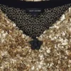Sequin V-Neck Knit Dress Sequin V-Neck Knit Dress