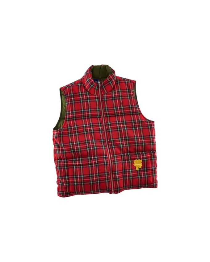 Tartan Puffer Vest