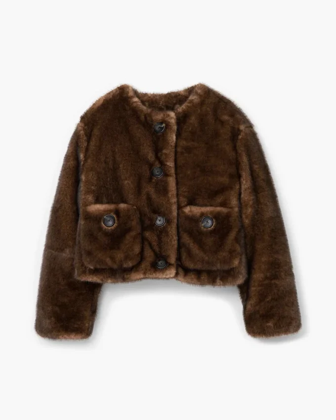 Teddy Cropped Jacket
