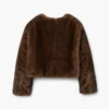 Teddy Cropped Jacket