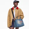 The A.P.C. X Marc Jacobs Denim Medium Tote Bag The A.P.C. X Marc Jacobs Denim Medium Tote Bag