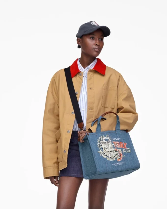 The A.P.C. X Marc Jacobs Denim Medium Tote Bag The A.P.C. X Marc Jacobs Denim Medium Tote Bag