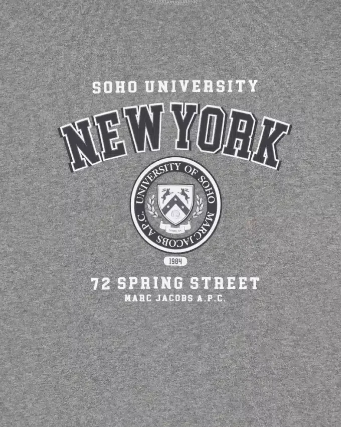 The A.P.C. X Marc Jacobs Shrunken Ny Crewneck